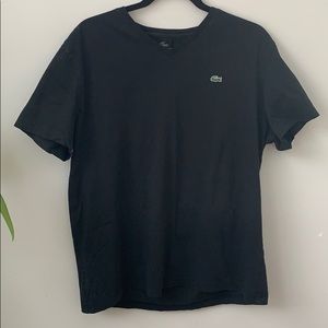 3/$30 Lacoste V Neck Black Tee